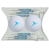 Pillow Pack with Tees and 2 Golf Balls